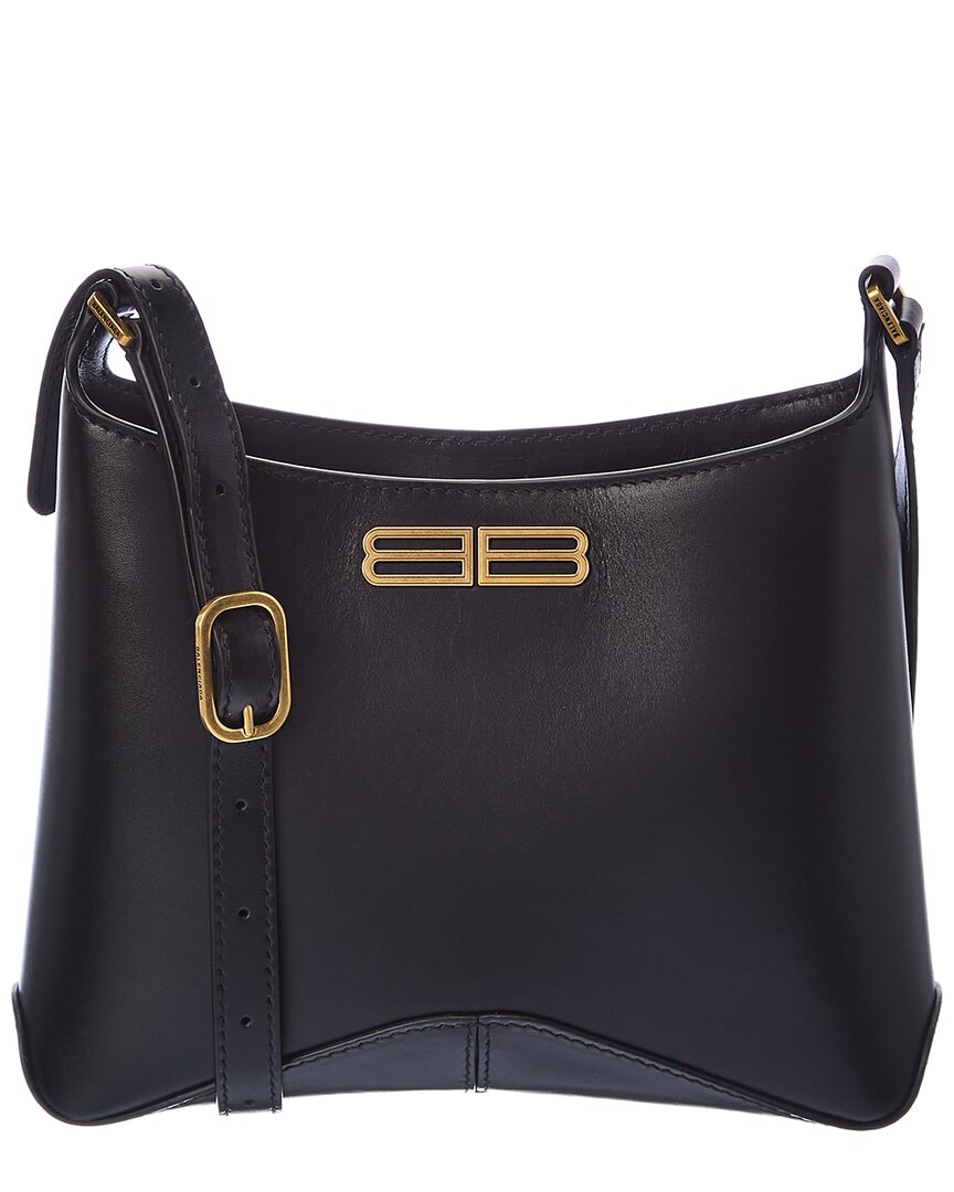 Shop Balenciaga Xx Small Leather Flap Bag In Black