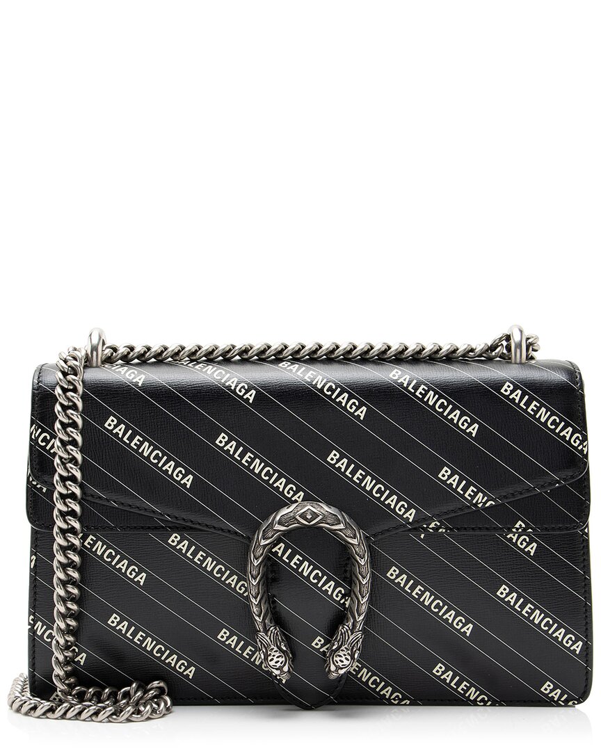 Pre-owned Gucci Black Leather The Hacker Project Dionysus Small Shoulder Bag (authentic  Pre-loved)