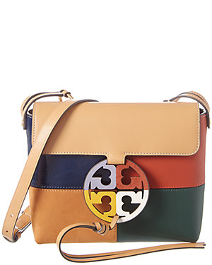 Tory Burch Miller Colorblocked Leather Crossbody from Gilt - Styhunt