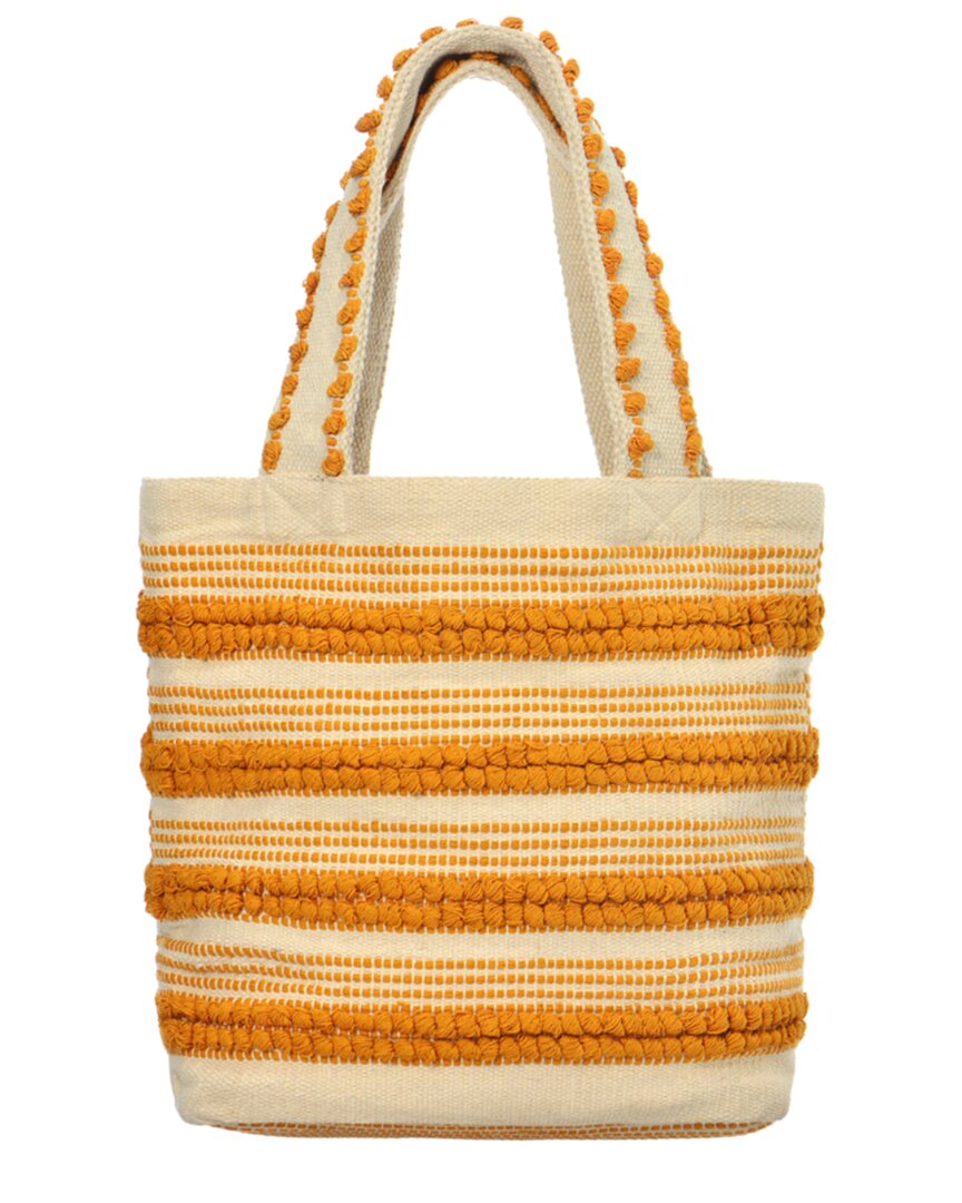Guadalupe Malta Tote Bag In Mustard In Yellow