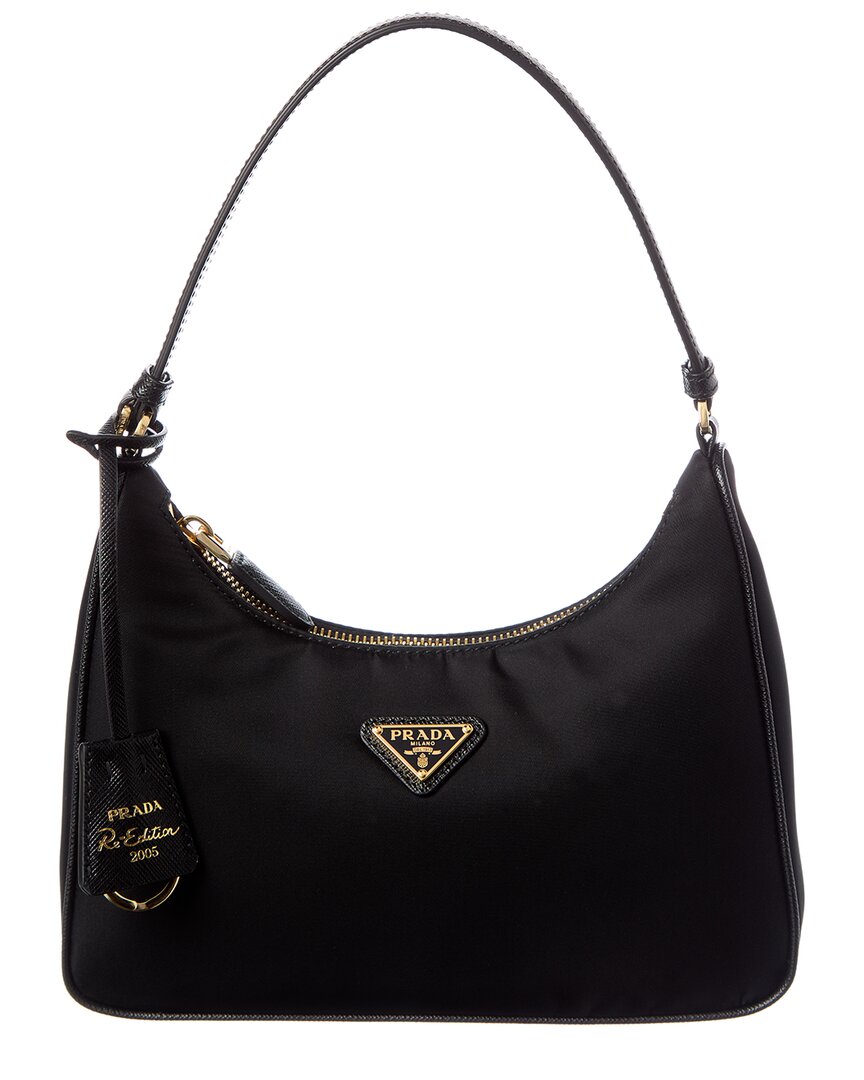 Prada Re-edition 2005 Handbag In Black