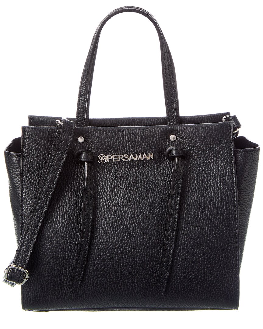 PERSAMAN NEW YORK AGATHE LEATHER TOTE