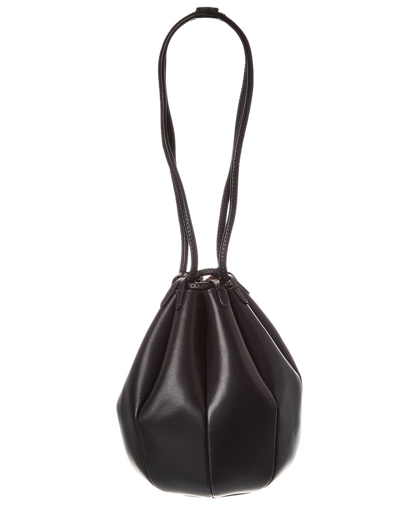 Jason Wu Tulip Leather Bucket Bag In Black