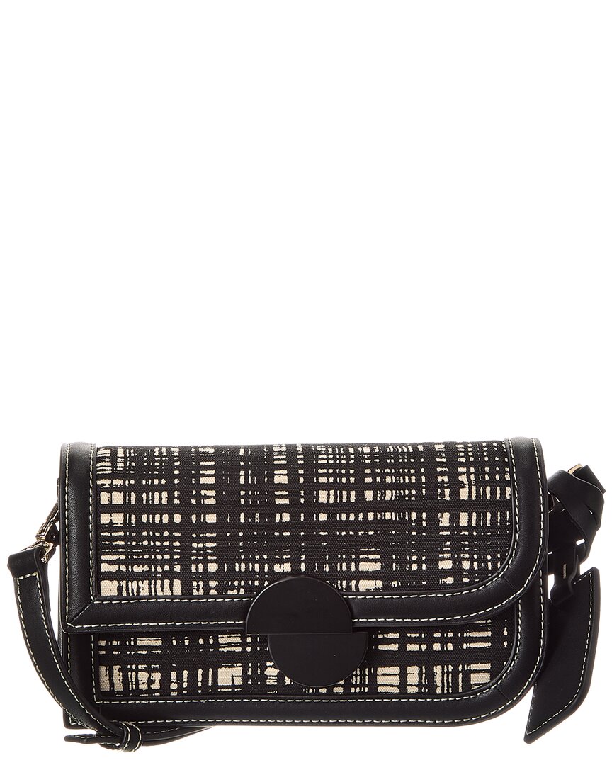 Jason Wu Orbit Canvas & Leather Sling Bag In Black