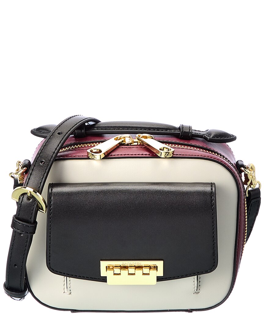 Zac Posen Earthette Mini Leather Top Handle Bag in Gray