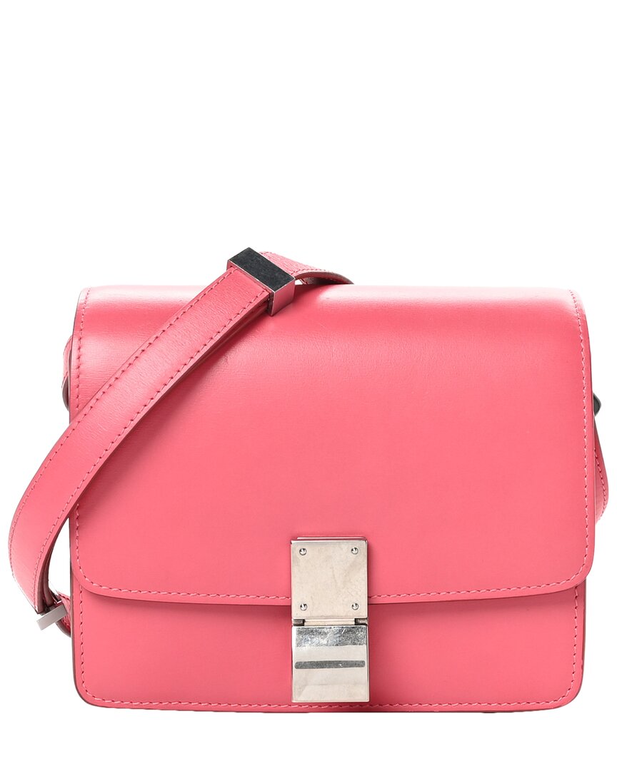 Celine Bubble Box Calf Leather Small Classic Box Flap Bag (authentic Pre- Loved)