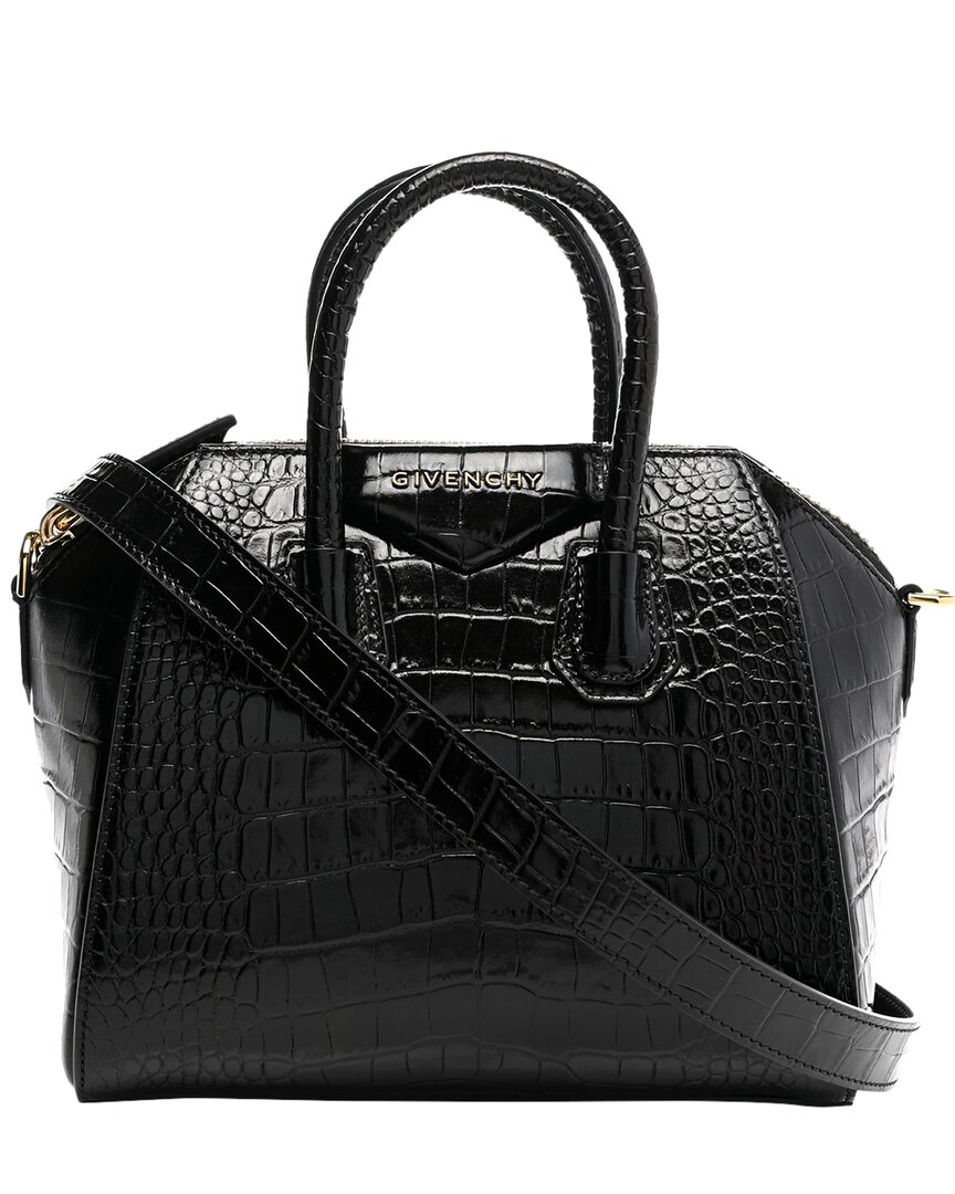 Givenchy Black Leather Mini Antigona (authentic Pre-loved)