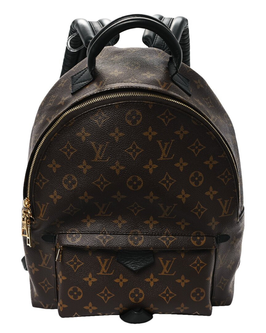 Pre-owned Louis Vuitton Brown Monogram Coated Canvas Palm Springs Backpack Pm (authentic Pre-loved)