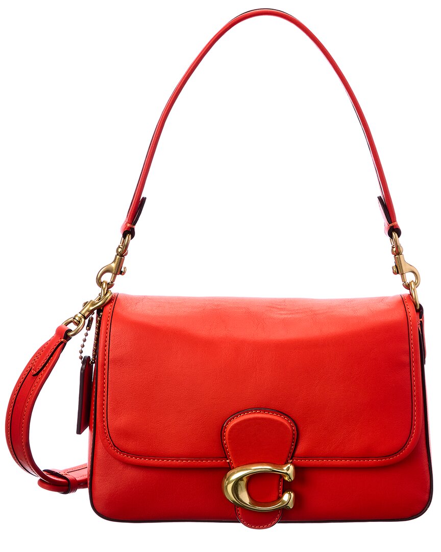 Coach Tabby Leather Shoulder Bag In Red ModeSens