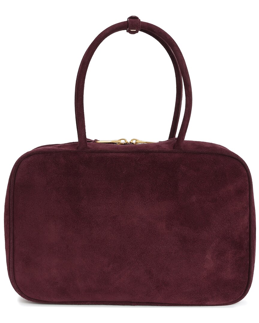 Tiffany & Fred Paris Structured Suede Shoulder Bag
