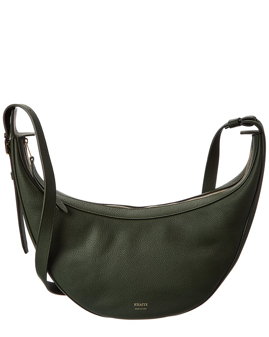 Khaite Augustina Small Leather Hobo Bag