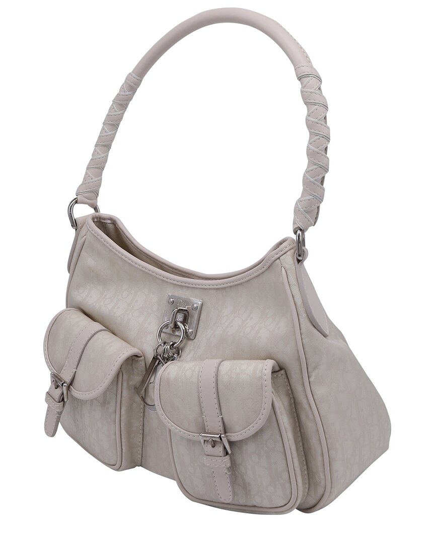 Dior Ecru Canvas Lovely Issimo Hobo Shoulder Bag (authentic Pre-loved)