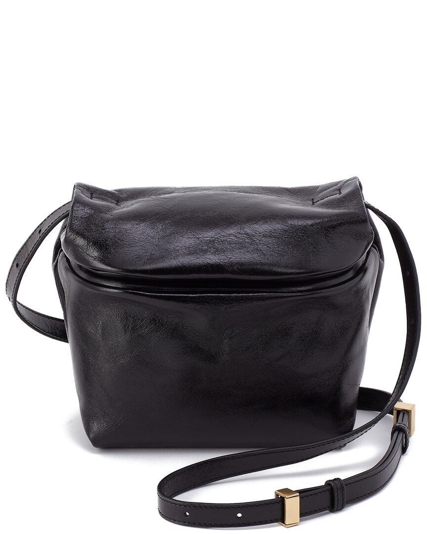 Hobo Logan Leather Crossbody In Black
