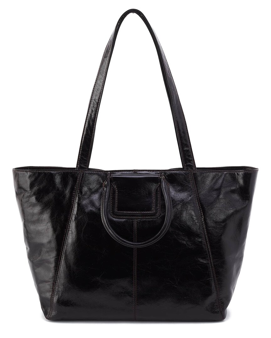 Hobo Sheila East West Leather Tote In Black