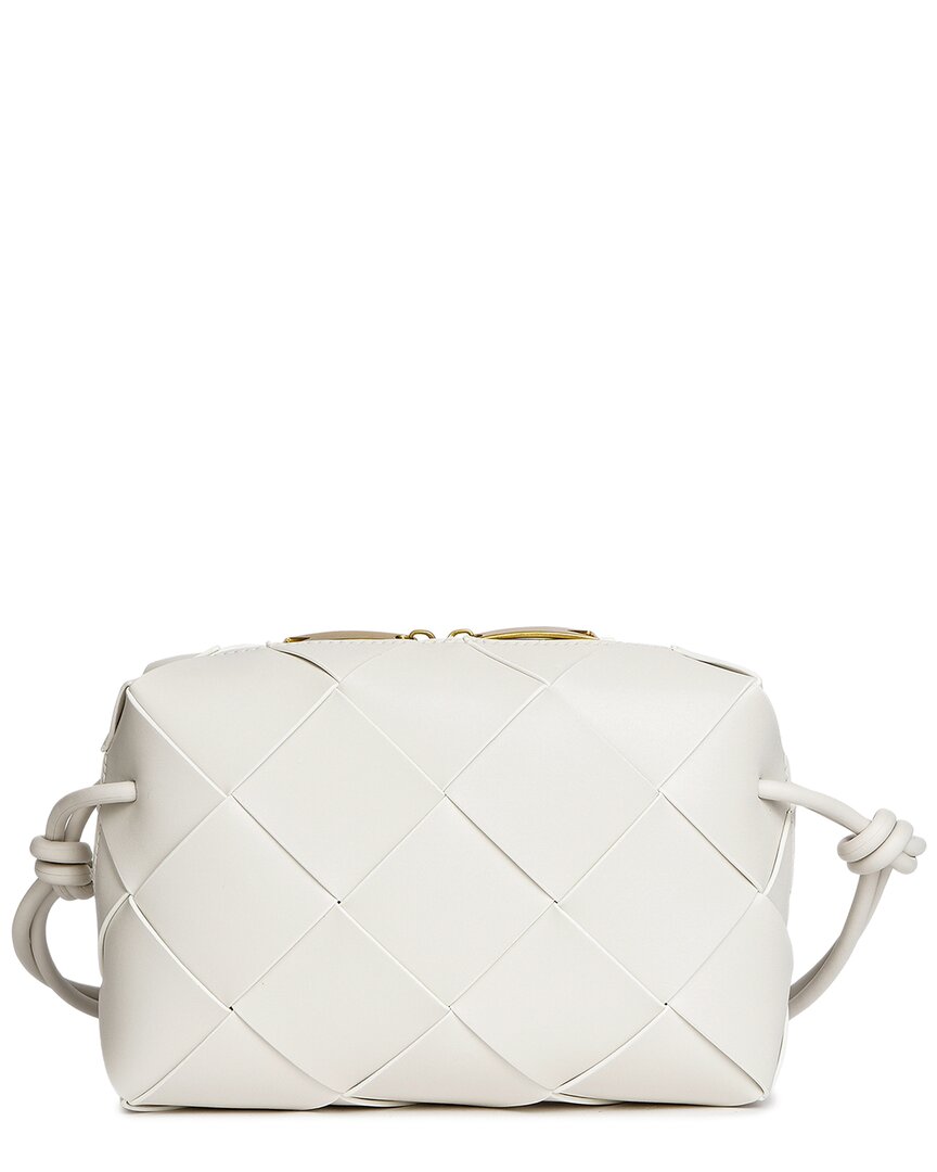 Tiffany & Fred Woven Leather Top Handle Crossbody