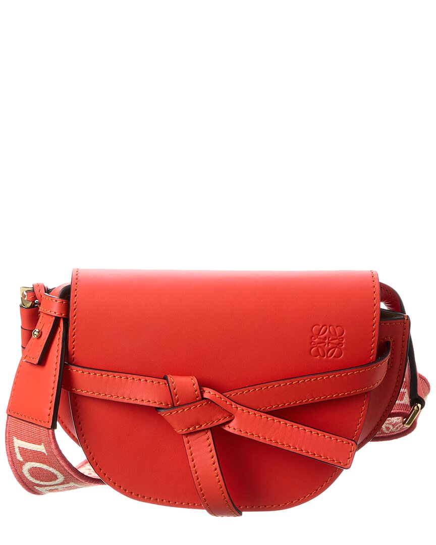 Loewe Gate Mini Dual Leather Shoulder Bag
