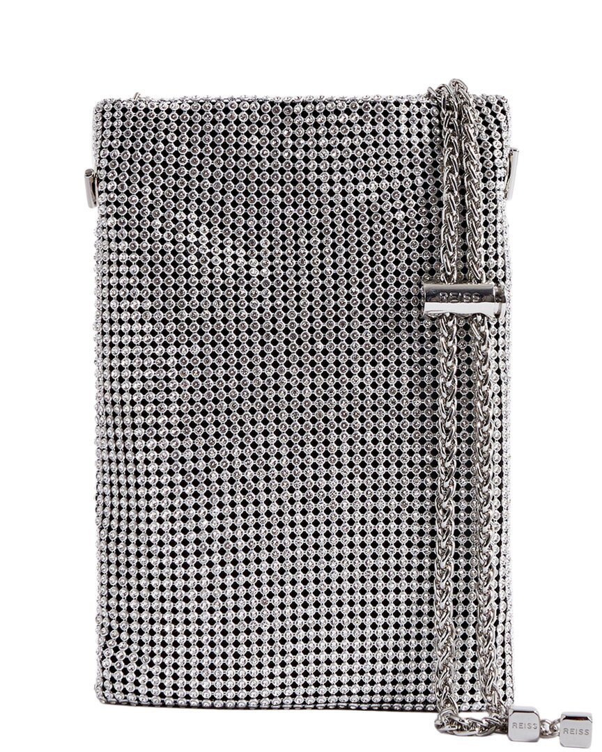 Reiss Zuri-crystal Phone Case In Metallic