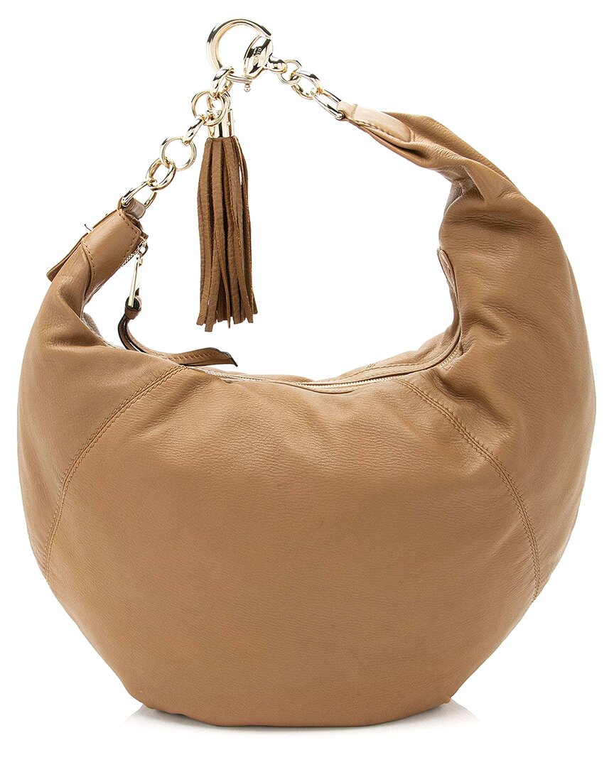 Gucci Brown Leather Sienna Medium Hobo (authentic Pre-loved) In Brown