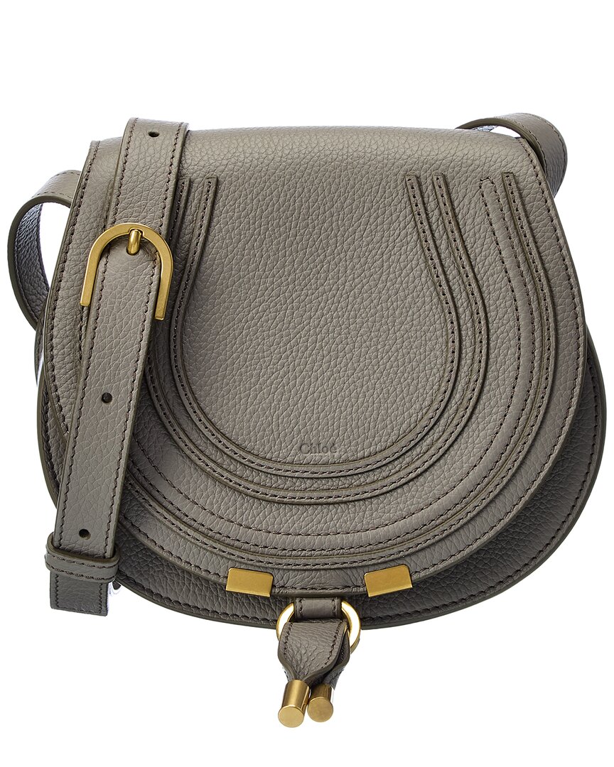 Chlo Marcie Small Leather Saddle Bag