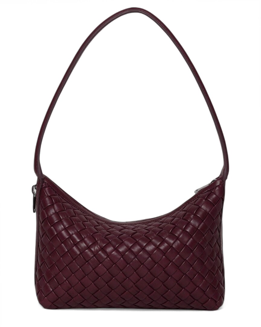 Walter Baker Hazel Leather Shoulder Bag In Burgundy