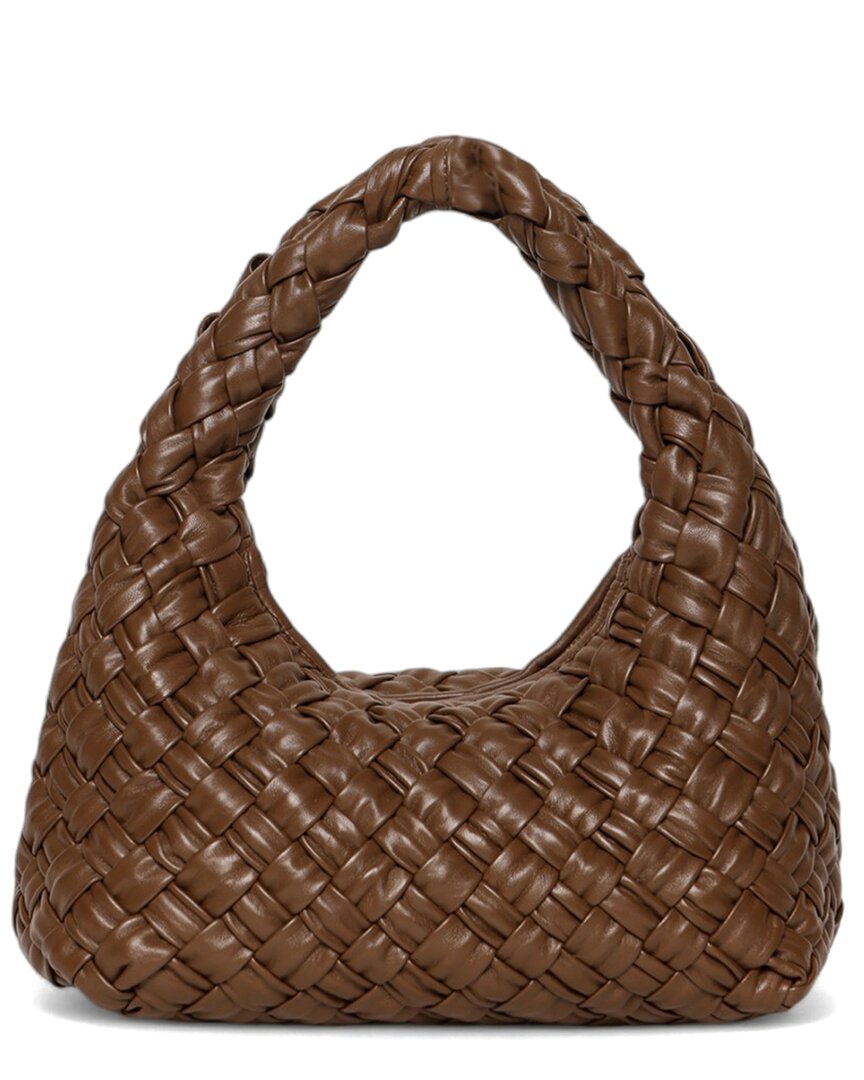Walter Baker Indie Leather Hobo Bag In Brown