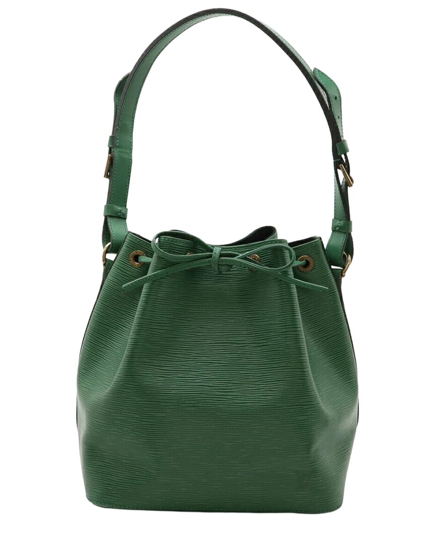 Louis Vuitton Epi Petit Noe Shoulder Bag (authentic Pre-loved) In Green/green