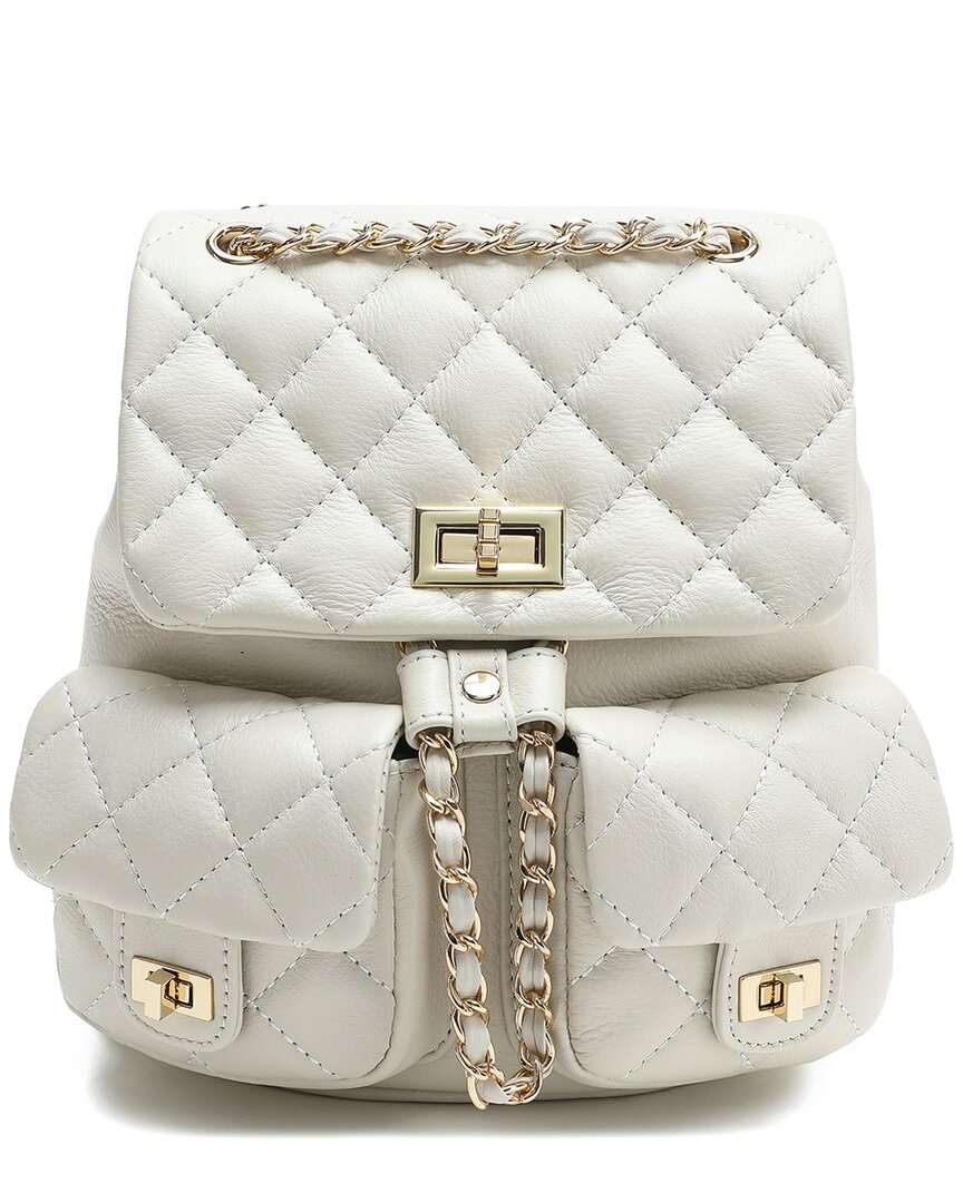 Tiffany & Fred Paris Quilted Leather Backpack