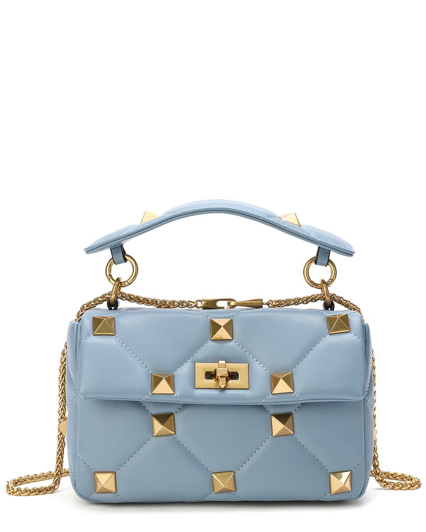 Tiffany & Fred Quilted & Studded Leather Messenger Bag | ModeSens