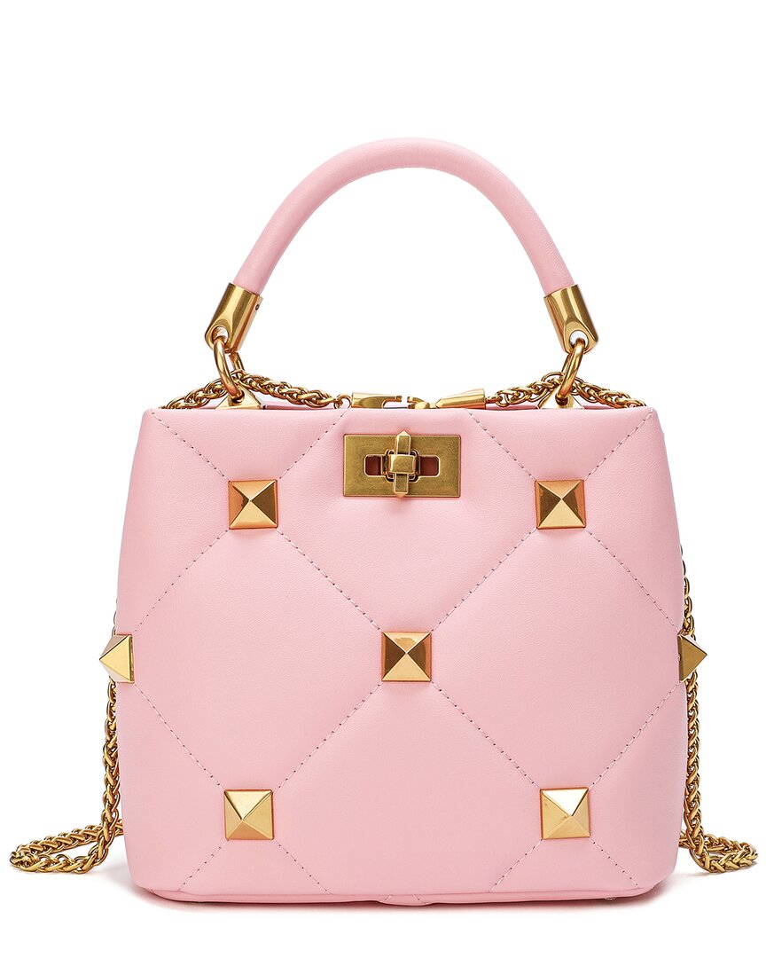 Tiffany & Fred Paris Quilted & Studded Leather Satchel | ModeSens