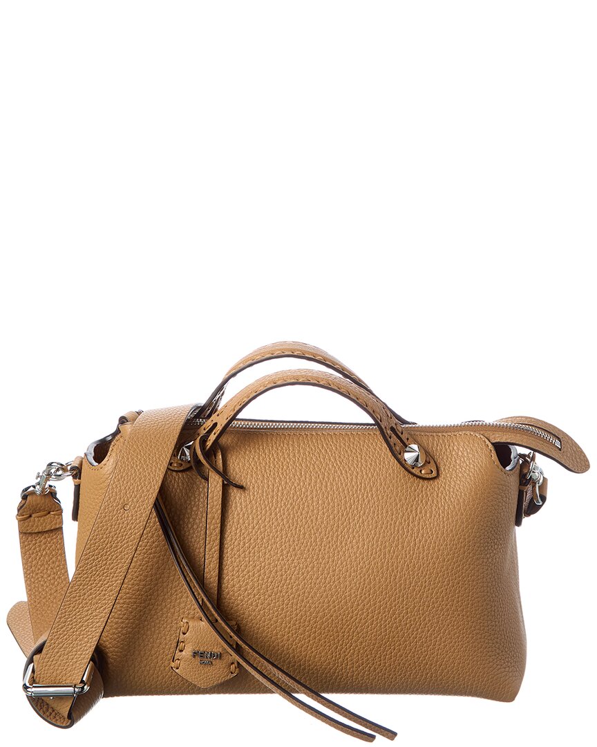 Fendi By The Way Selleria Medium Leather Shoulder Bag In Brown