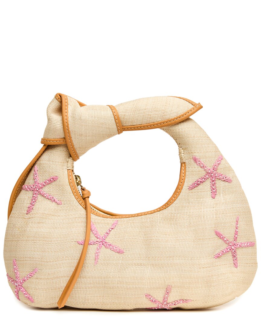 Poolside The Josie Starfish Straw Hobo Bag