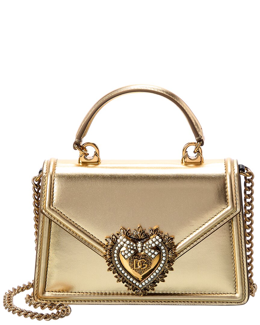 Mini devotion leather top handle bag - Dolce & Gabbana - Women