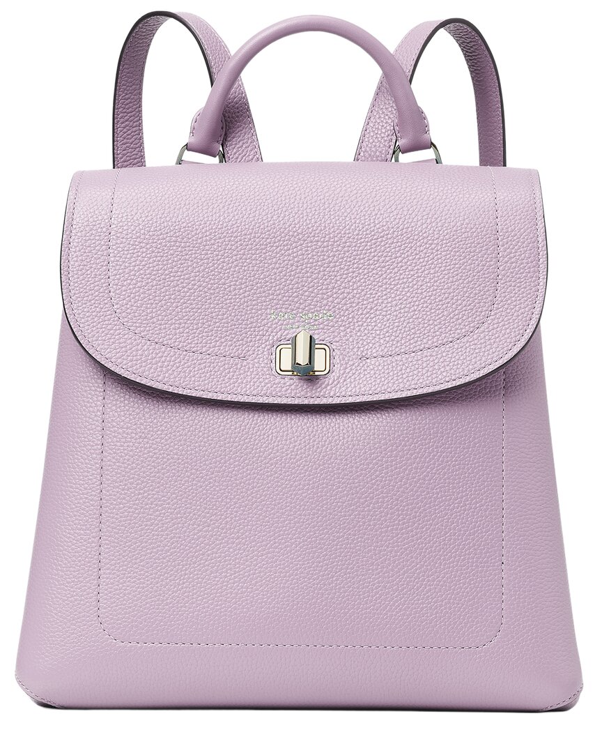 Kate Spade New York Essential Medium Leather Backpack In Purple