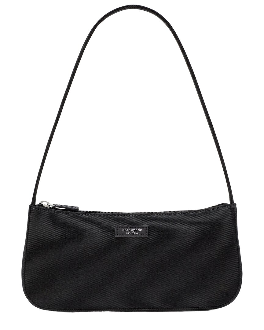 Kate Spade New York Sam Icon Ksnyl Nylon Shoulder Bag In Black