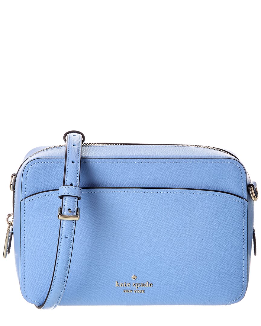 Kate Spade New York Lauryn Leather Camera Bag In Blue