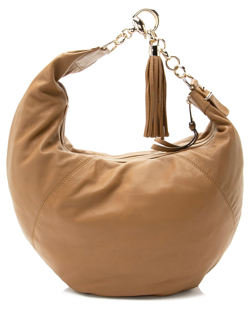 Gucci Brown Leather Sienna Medium Hobo (authentic Pre-loved)