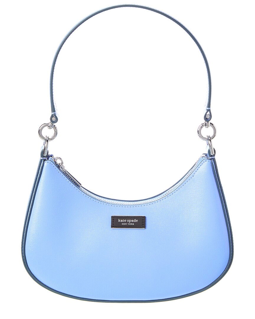 Kate Spade New York Sam Icon Small Convertible Leather Crossbody In Blue