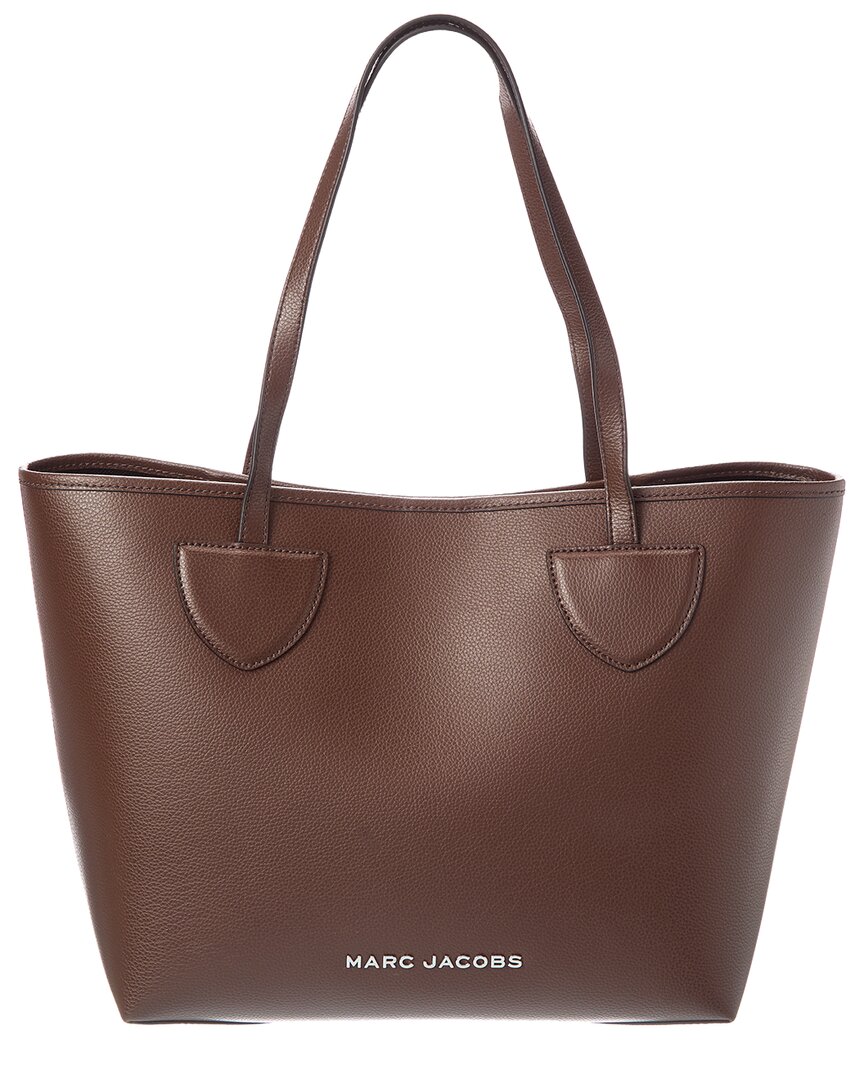 Marc Jacobs On Your Marc Leather Tote In Blue