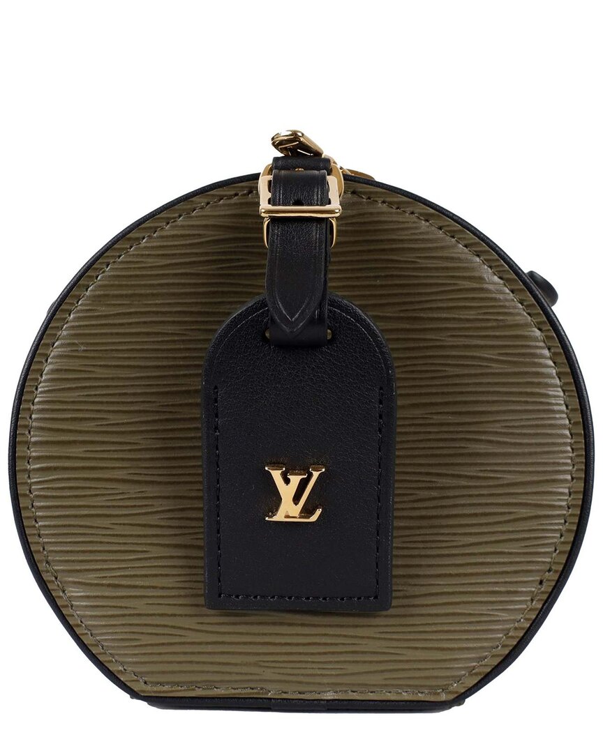 Pre-owned Louis Vuitton Green Epi Leather Mini Boite Chapeau - '10s (authentic Pre-  Loved)
