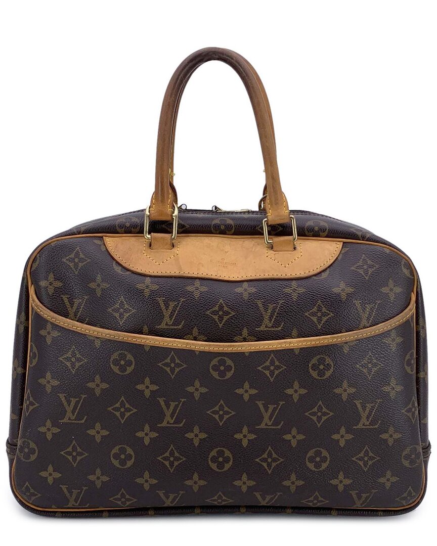 Pre-owned Louis Vuitton Brown Cotton Deauville (authentic Pre-loved)