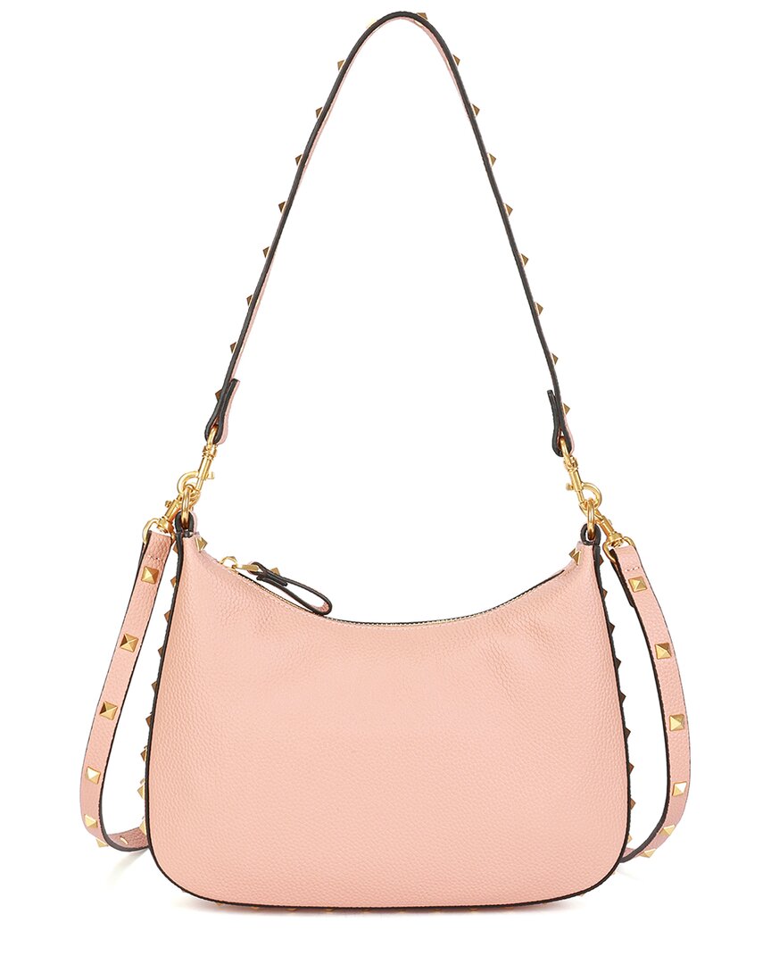 Tiffany & Fred Paris Top-grain Leather Studded Crossbody