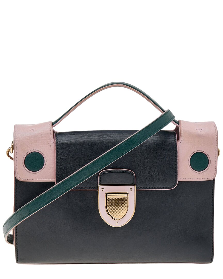 Dior Multicolor Leather Diorever Top Handle Bag (Authentic Pre-Loved)
