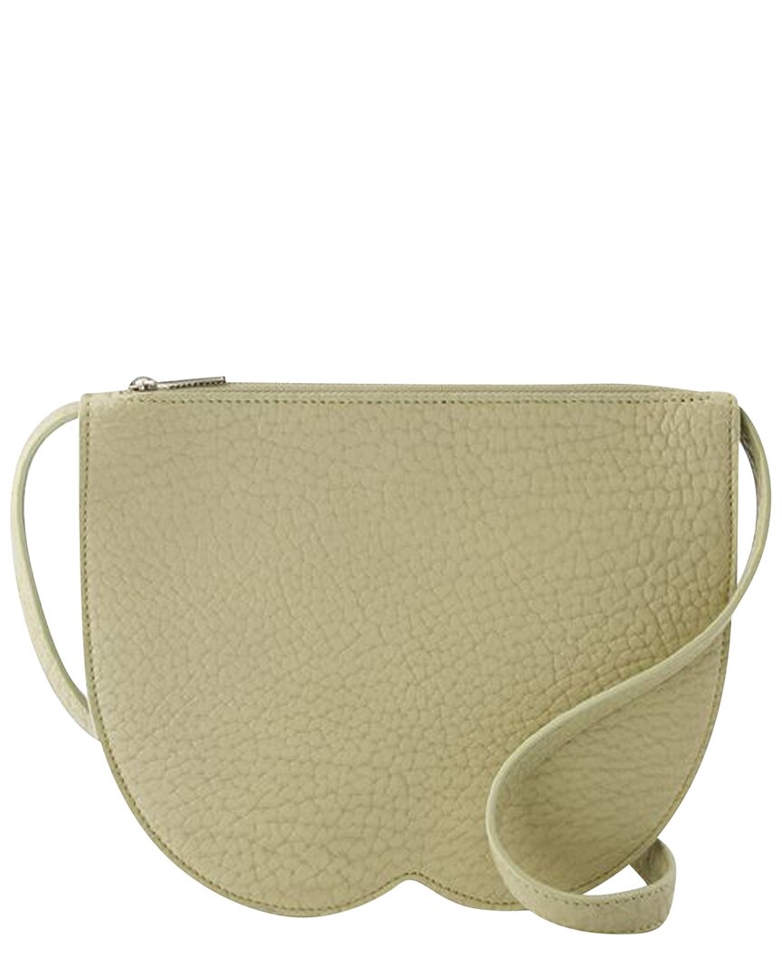 Burberry Beige Calfskin Leather Mini Chess Clutch In Neutral