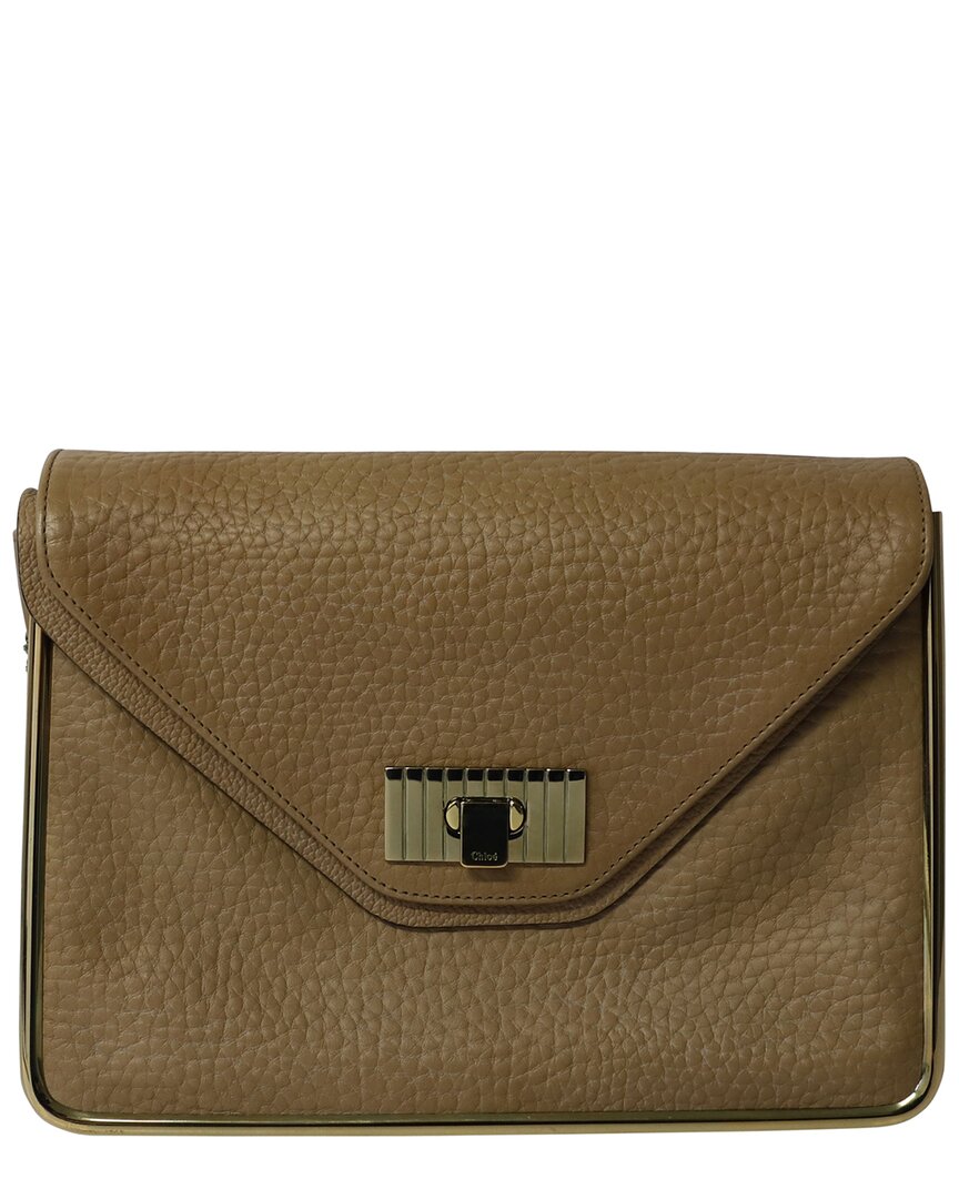 Chloé Brown Leather Sally Shoulder Bag (authentic Pre-loved)
