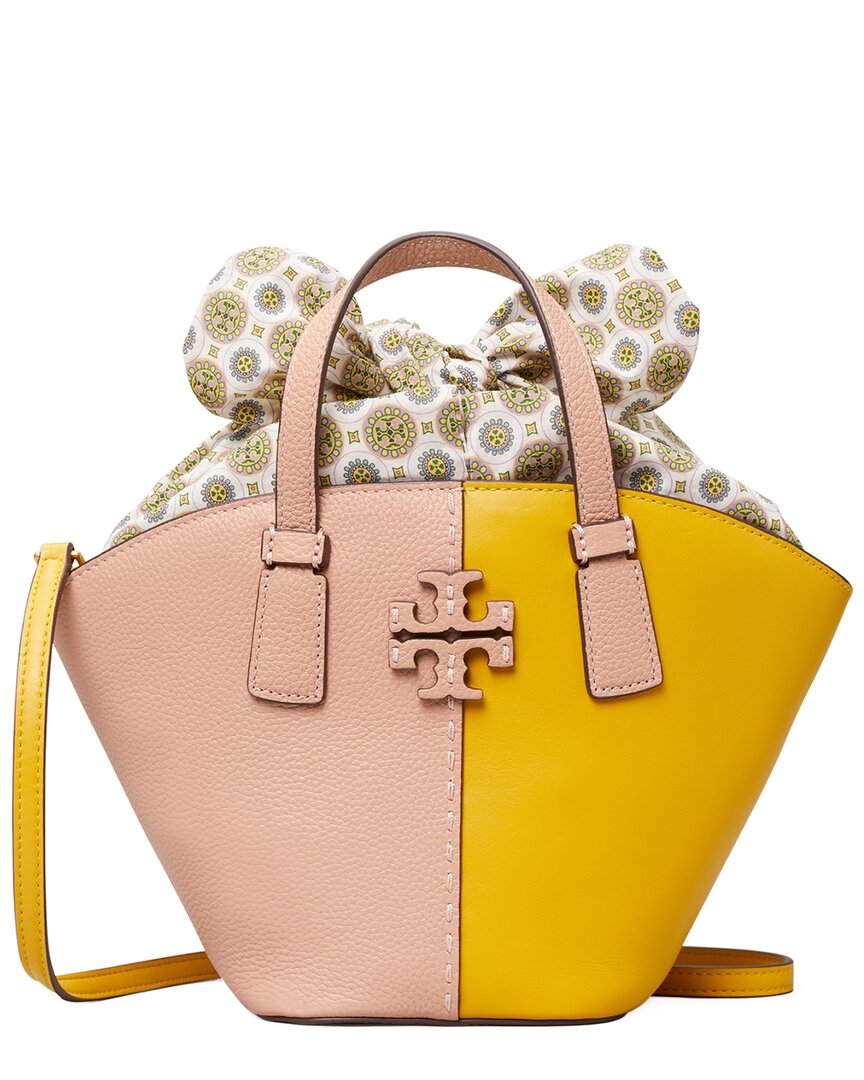 Tory Burch Mini Mcgraw Leather Tote | ModeSens