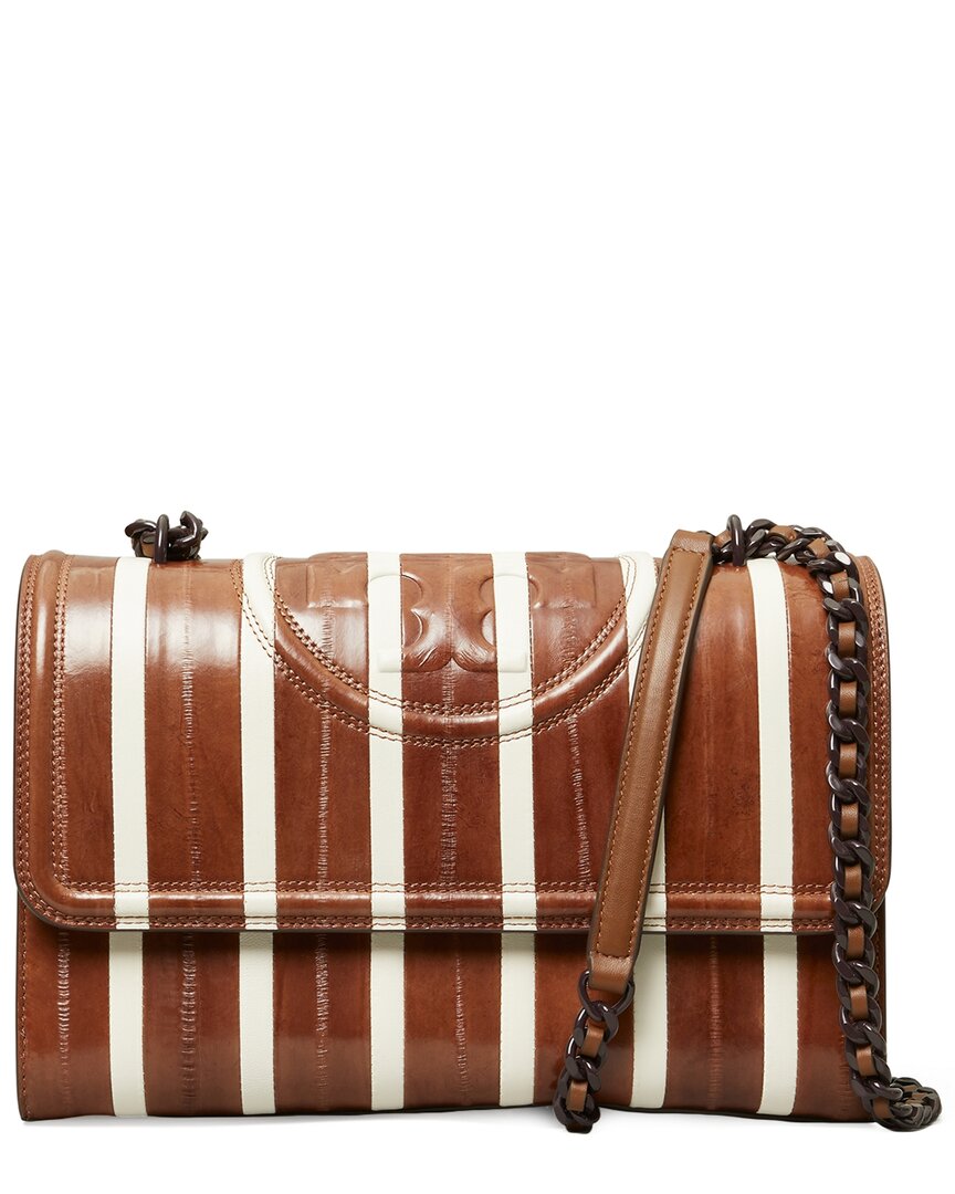 Tory Burch Fleming Leather Shoulder Bag In Nocolor | ModeSens