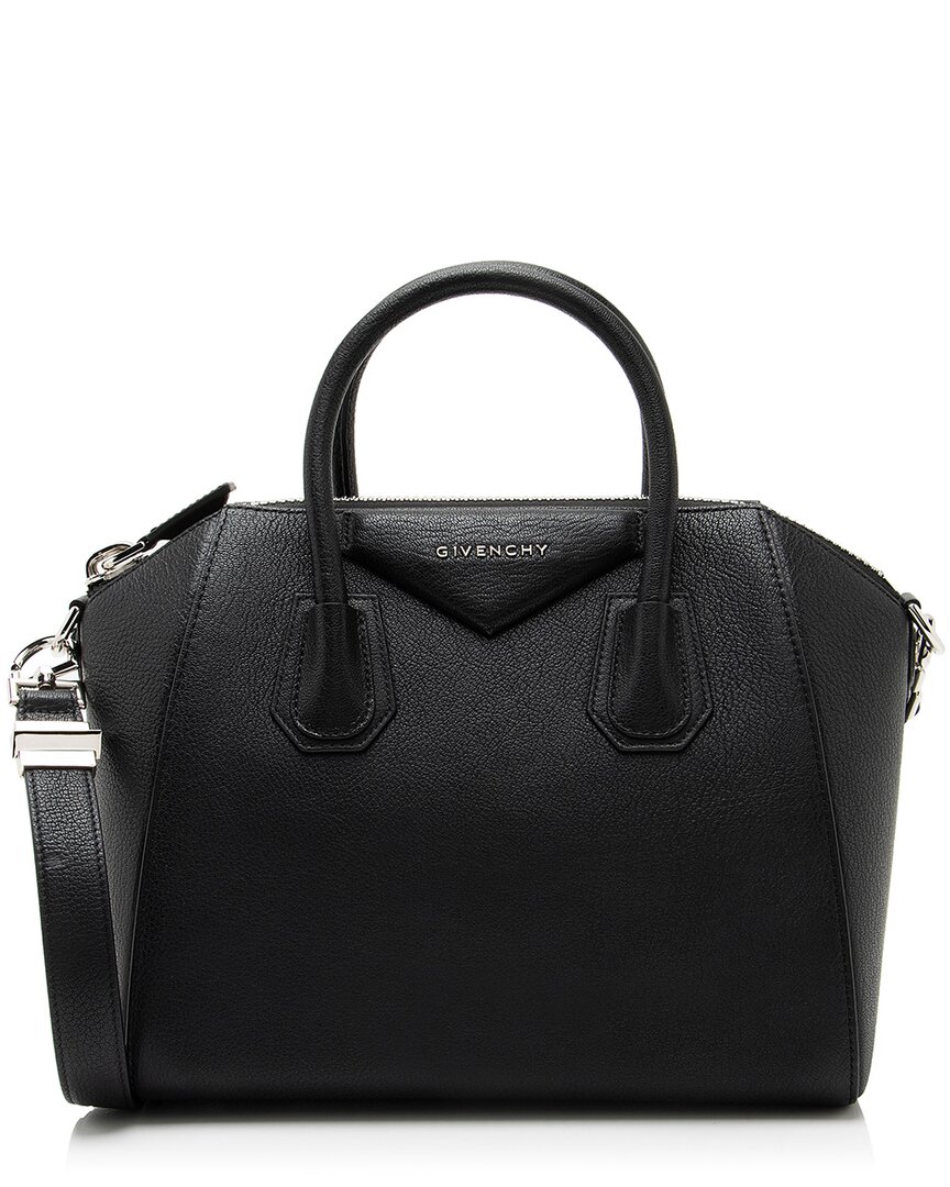Givenchy Black Goatskin Antigona Small Satchel (authentic Pre-loved)