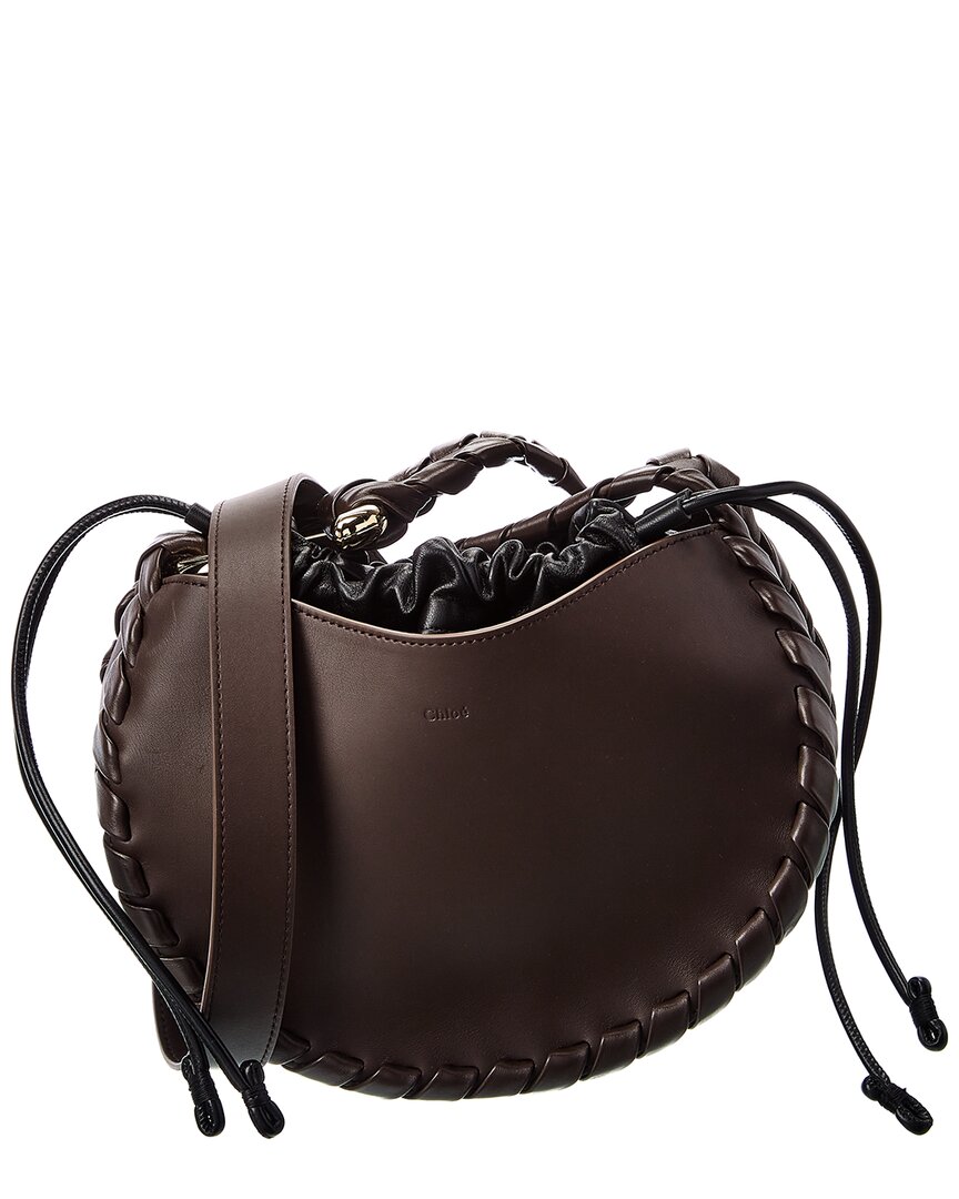 Chloé Mate Small Leather Hobo Bag In Brown | ModeSens