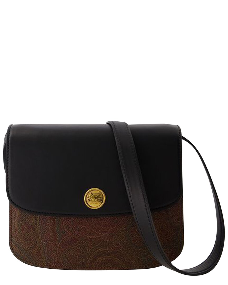 Etro Black Cotton Tracolla Crossbody