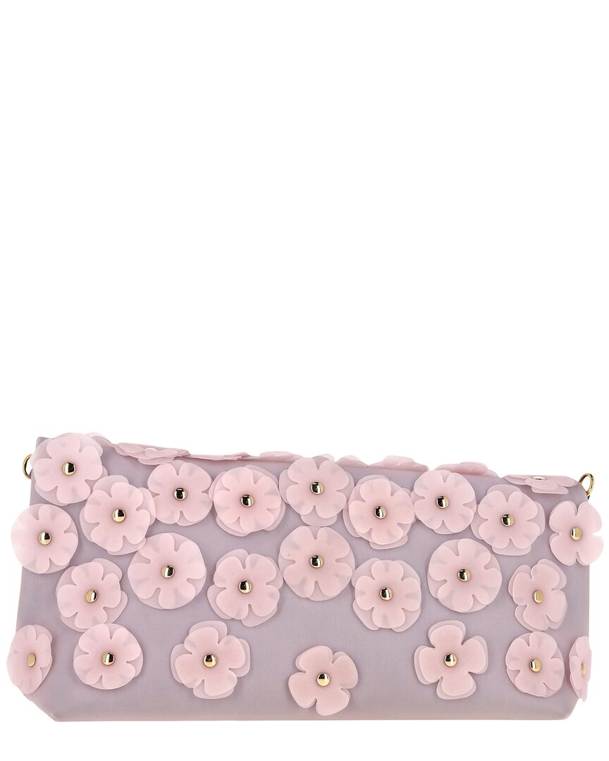 Burberry Rubber The Petal In Flowers Pouch (authentic Pre-loved)
